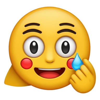 A emoji that simply says the text Blame Deo sticker