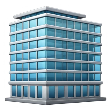 half office building and half vessel sticker