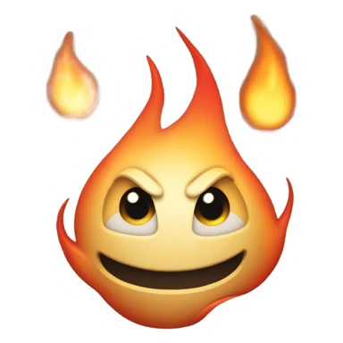 calcifer from studio ghibli sticker