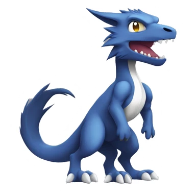 Cute Chibi Lombax-Sergal-Vernid-Fakemon full body sticker