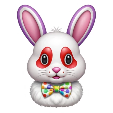 Conejo payaso sticker