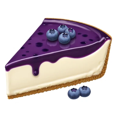 Blueberry cheesecake sticker