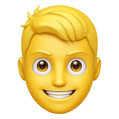 Flash man emoji sticker