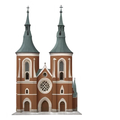 saint peter cathedral riga la sticker