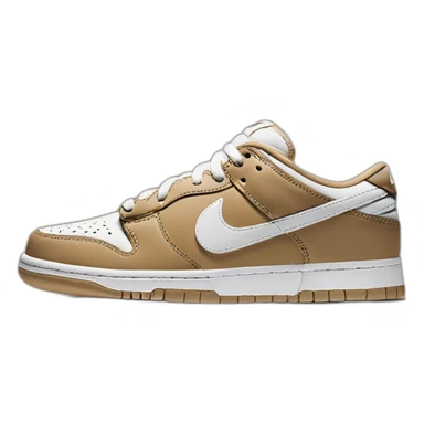 all tan nike dunk low horizontal sticker