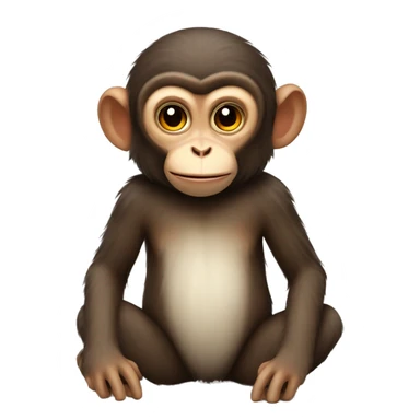 Roller rabbit monkey sticker