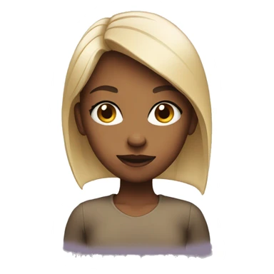 Girl with attitude look  sticker