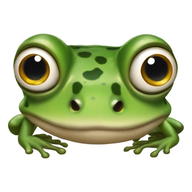 three eyed frog sticker