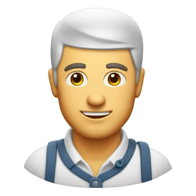 Man on the cheese  sticker