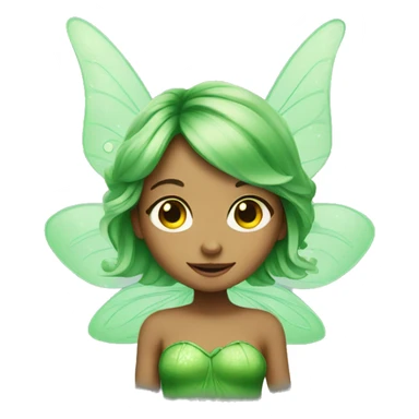 Green fairy sticker