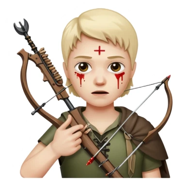 Crossbow thumb  sticker