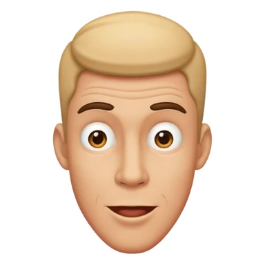 a man gooning sticker