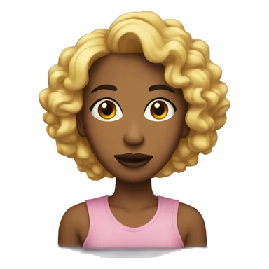 Una boca con labios negros sticker