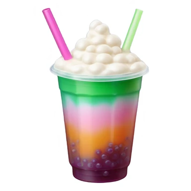 Boba tea sticker