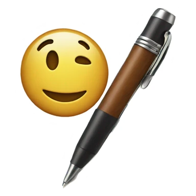 vintage notebook with pen sticker