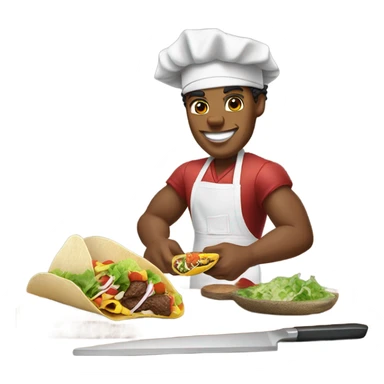 Cam newton making a taco  sticker