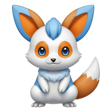 Victini-Oshawott-Minccino-Fakémon-hybrid-creature (full body)  sticker