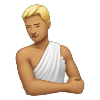 Left-shoulder-pain sticker