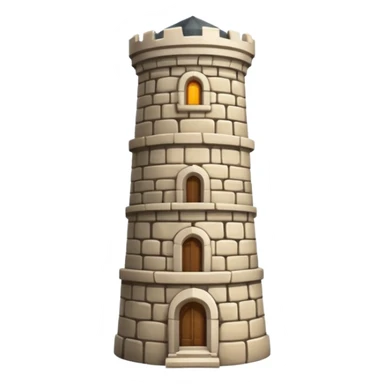tower landmark. sticker