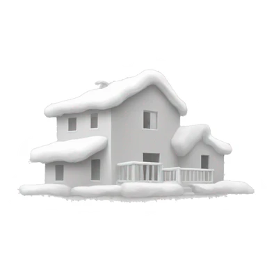 minimalistic white monochrome scene sticker