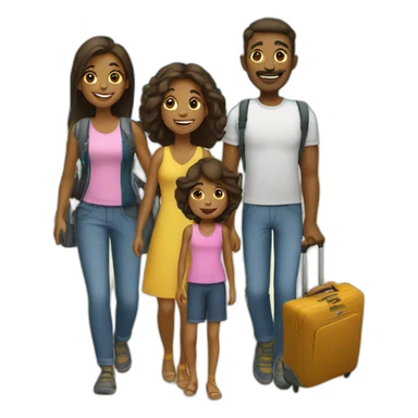 family-travel sticker