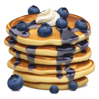 Blueberry pancakes  sticker