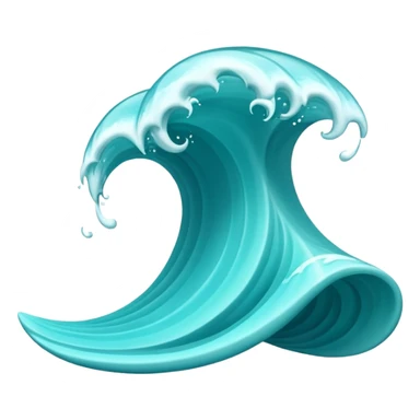 Wave Curve sticker