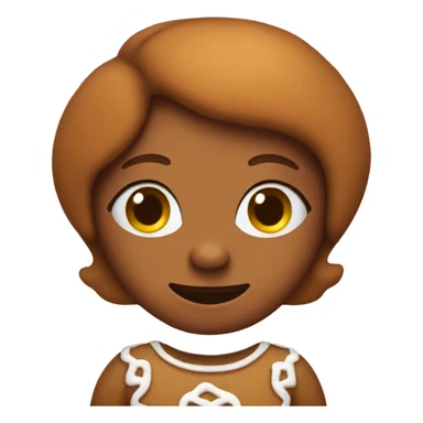 Gingerbread girl sticker