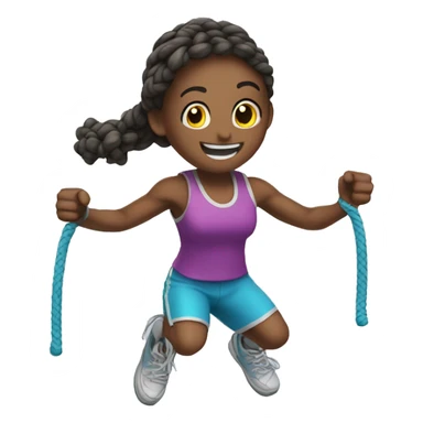 jumping rope sticker
