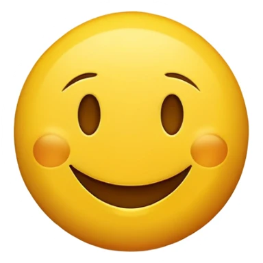 Yellow normal smiley face but he smirks really satisfied sticker