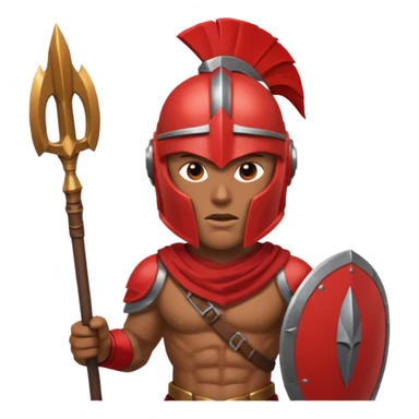 red spartan sticker