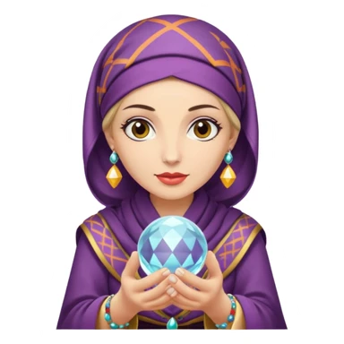 fortune teller sticker