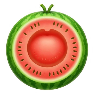 Melon with a nipple sticker