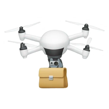 The drone with a bag of money sticker