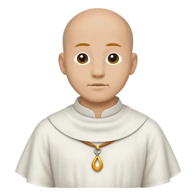 monk's collar sticker