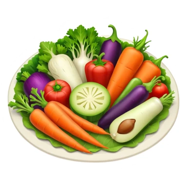 veggie plate sticker