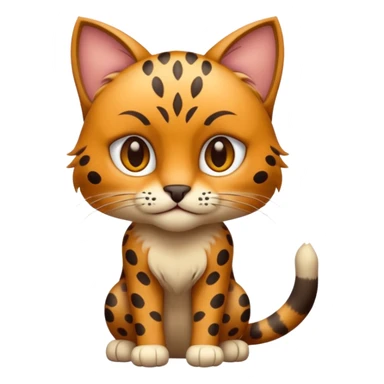 Wild cat sticker