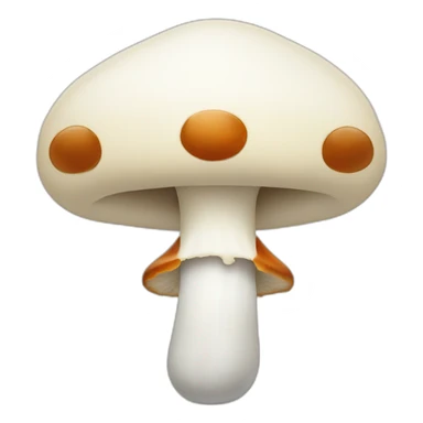 Mushroom smile sticker
