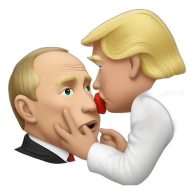 putin-kissing-trump sticker
