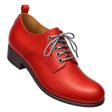 red shoe sticker