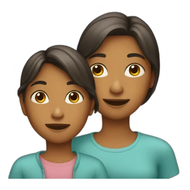 Women and children sticker