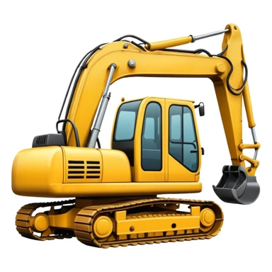 Excavator sticker
