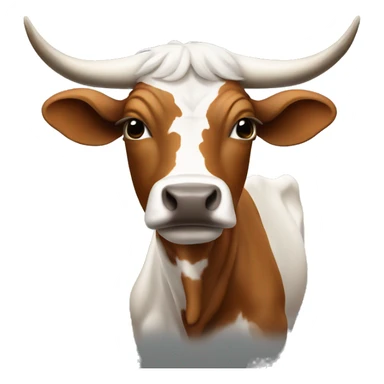 texas longhorn heifer sticker