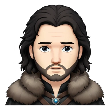 Game of Thrones jon snow sticker