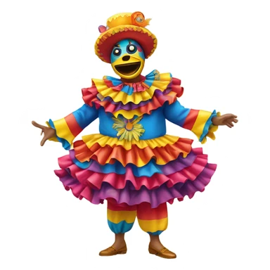 marimonda colombiana carnaval de barranquilla sticker