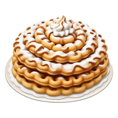 funnel cake  sticker