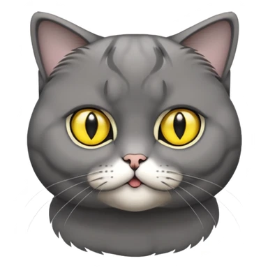 scottish fold katze @Emoji sticker