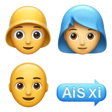 Real vs ai  text sticker