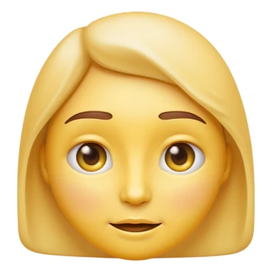 Generate a high-quality iPhone-style emoji of a face with yellow cream applied under the eyes, realistic shading, smooth gradient colors, rounded and cute 3D cartoon style, subtle facial expres
 sticker