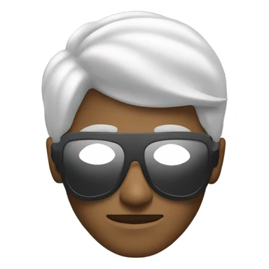 sci-fi dude in shades sticker